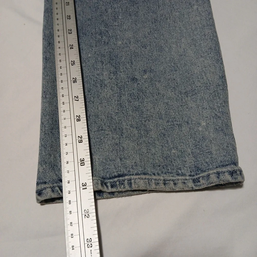 Good American Good Straight‎ Light Acid Wash Jeans GN235T Size 6 28 Womens - Picture 5 of 8